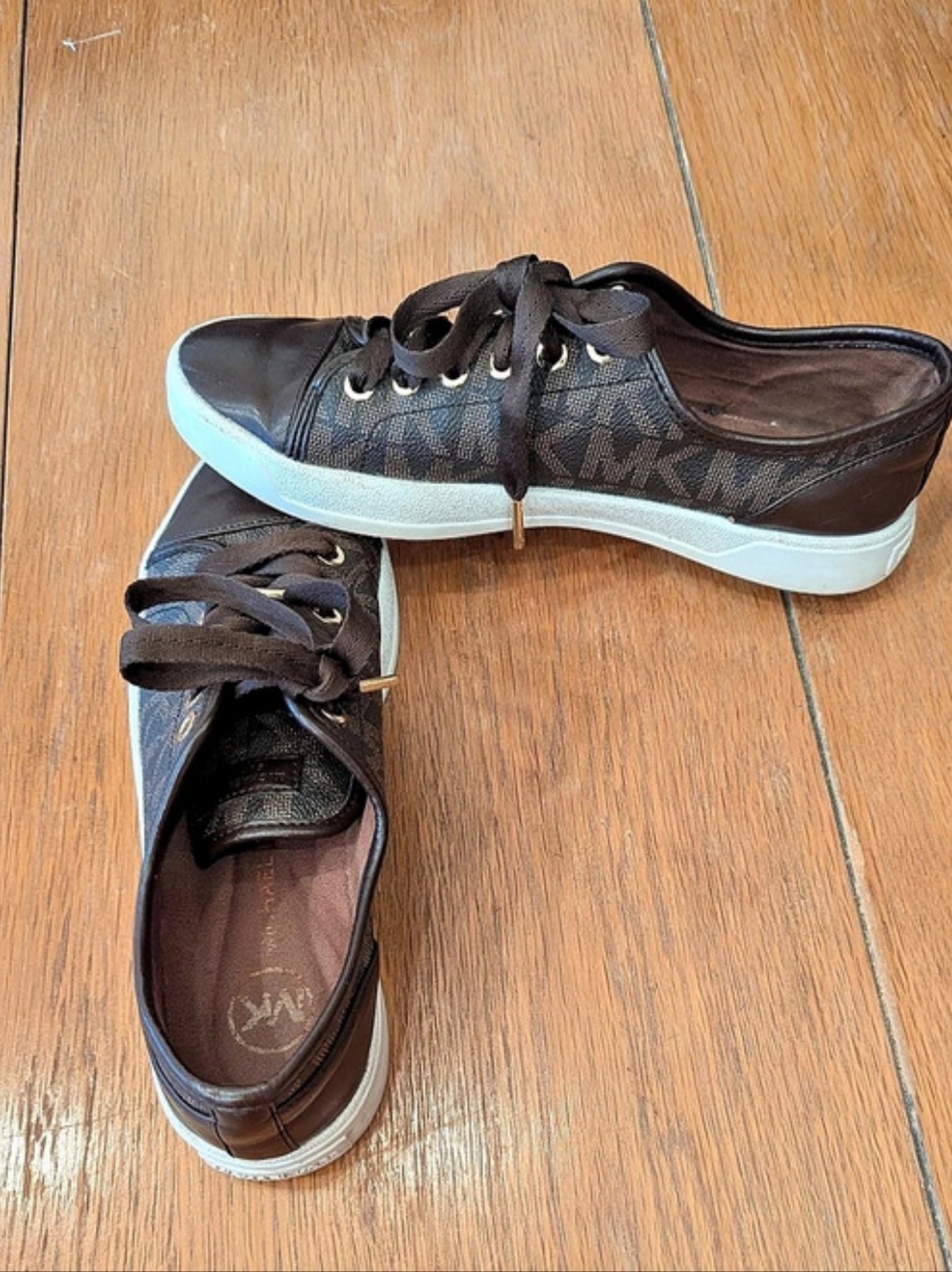 Michael Kors Allie Logo Sneaker Brown Sneakers 7M